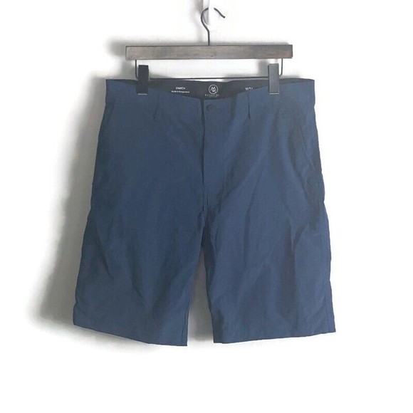 Cloudveil Shorts Cloudveil Mens Blue Stretch Nylon Blend Shorts